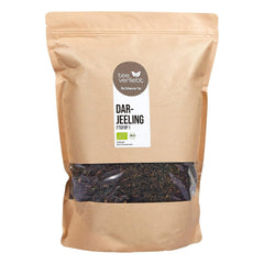 Teeverliebt - Darjeeling Bio Second Flush 1000G I Ceai Darjeeling FTGFOP1 din India I Ceai negru ușor cu aromă plină I 1 kg