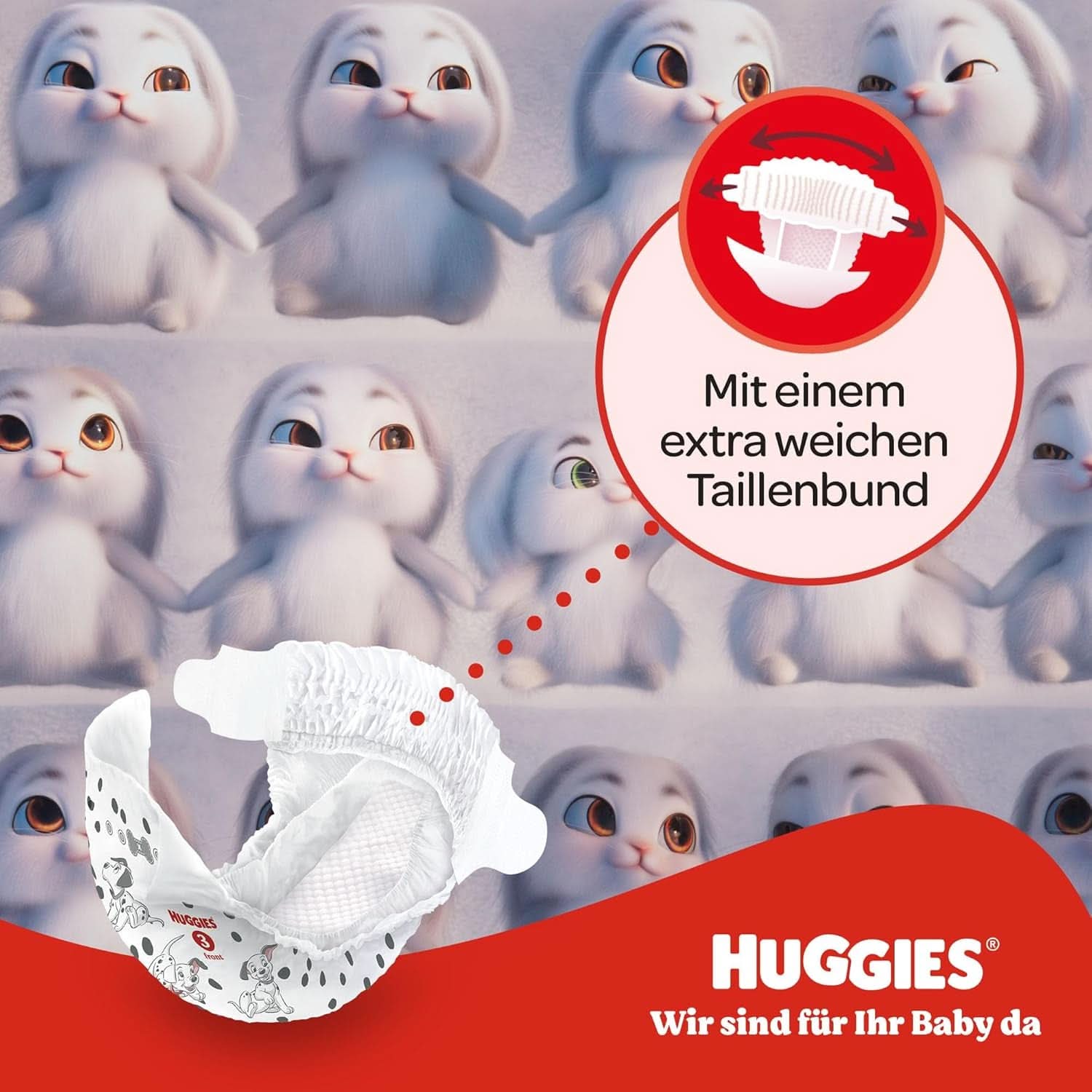 Huggies Ultra Comfort Disney Babybleer Størrelse 4 Månedsæske 150 stk (3 x 50) Mor og Baby Naty Shop