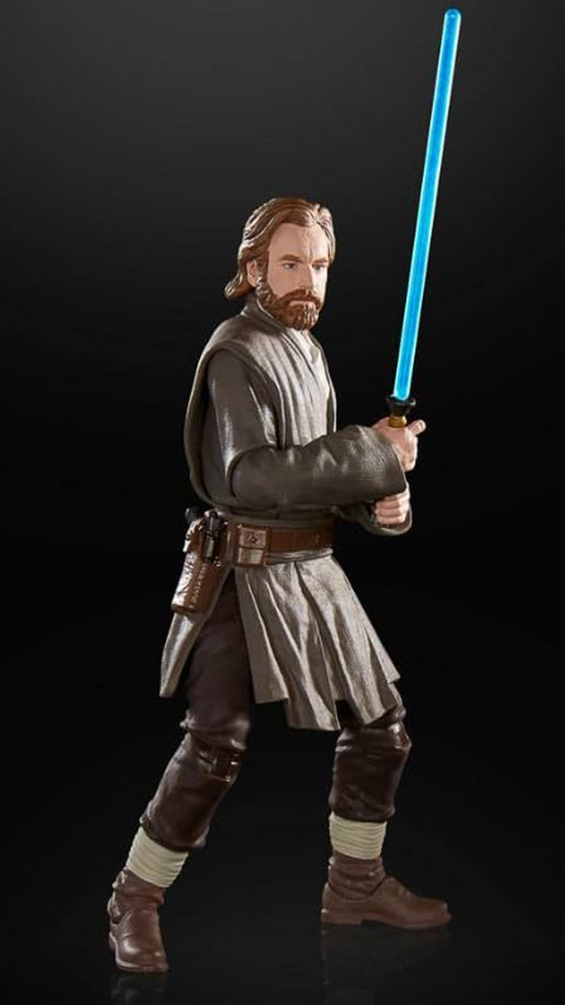 Star Wars Hasbro Star WarBlack Series Obi-Wan Kenobi (Jabiim), 15 Cm Stor actionfigur Obi-Wan Kenobi, Multi, F7098 Actionfigurer Naty Shop