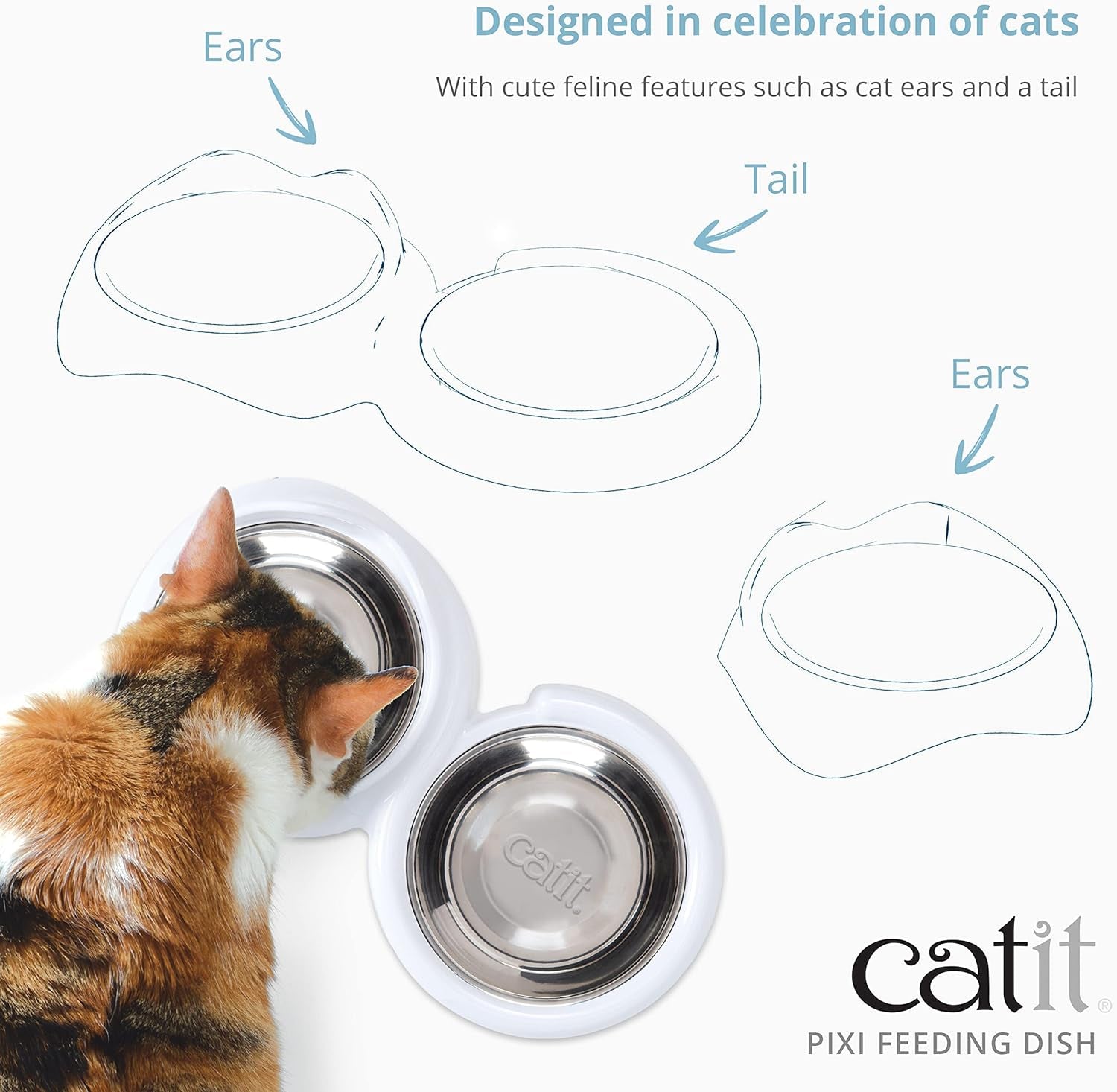 Catit PIXI Futternapf Einzel, hvid