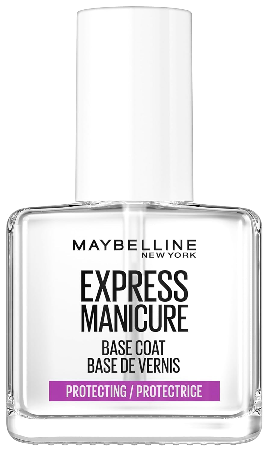 Maybelline New York Neglelak, Transparent Base, Super Stay Strength & Protecting Base Coat, 12 ml