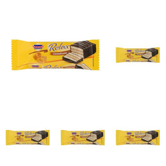 KuchenMeister Relax Kakaokagebar 32g | Chokolade svampekage | Delikat fyld med kakaocreme | Mørk Chokolade Crunchy | Perfekt snack mellem måltiderne | 1 x bar 32g