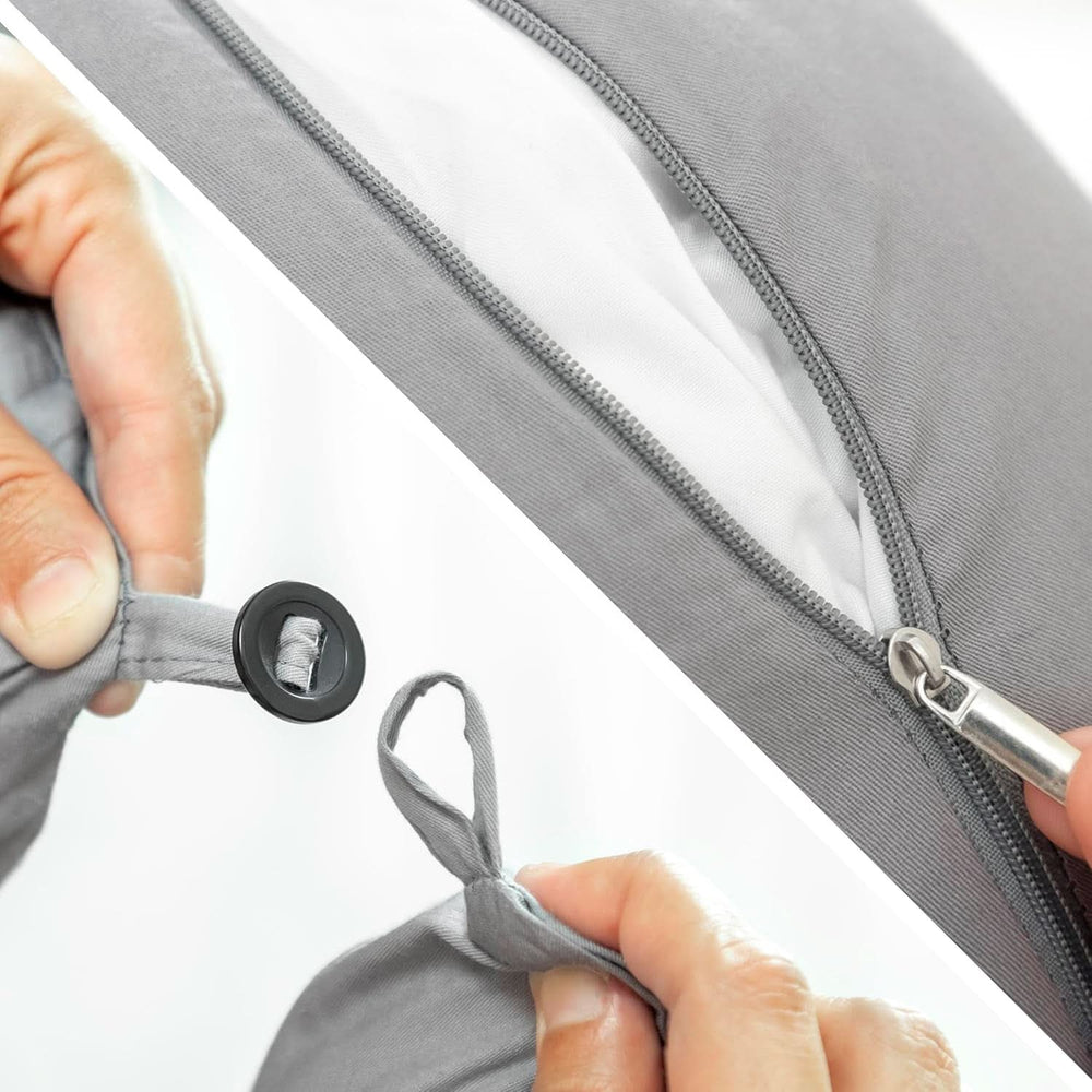 Innovagoods - Multifunktionel ammepude, Ergonomisk design til afslapning af mor og barn, Justerbar til forskellige positioner, Vaskbar, farvet, polybomuldstilbehør Mad og amning Baby Naty Shop