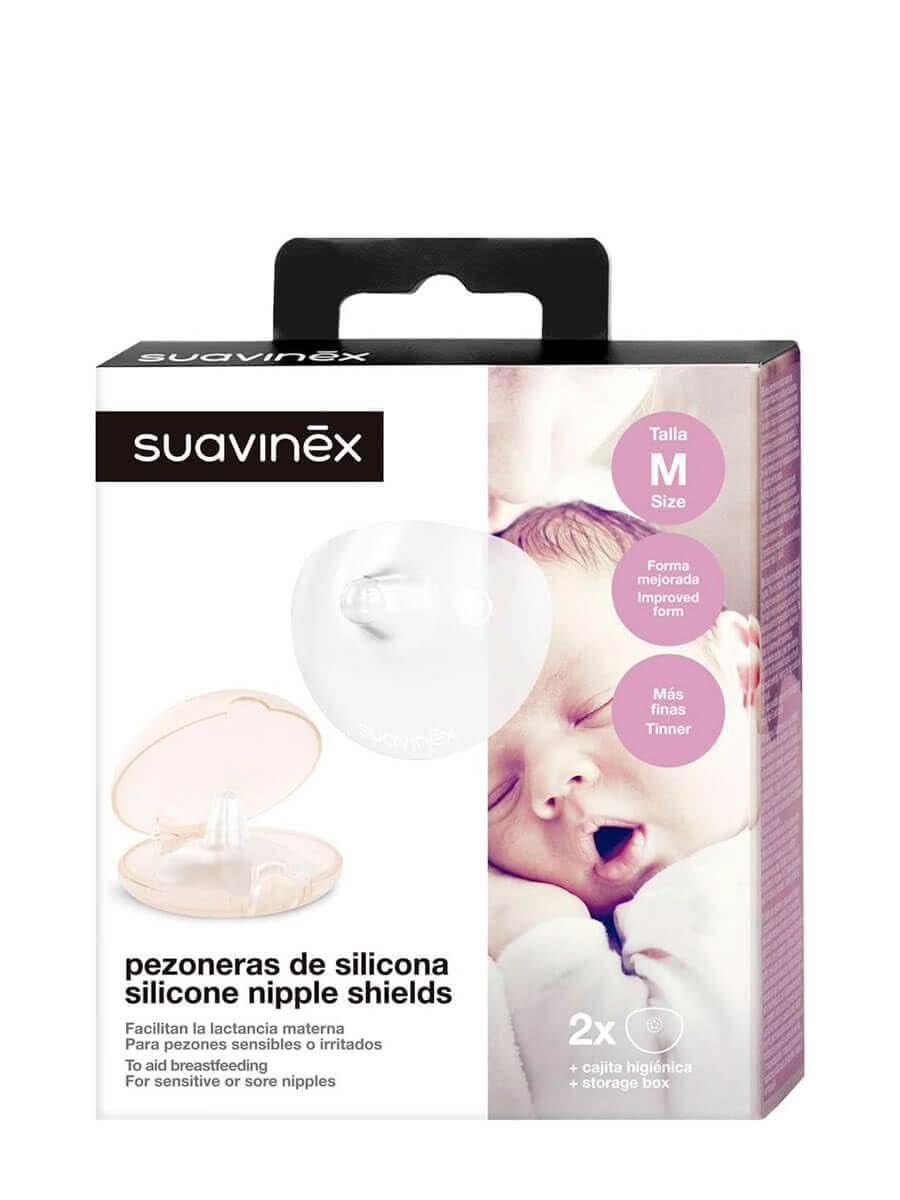 Suavinex 3304105 - Brustwarzenschutz 2Er Pack/Transparent tilbehør Mad og amning Baby Naty Shop