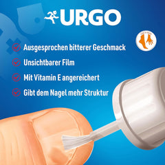 Urgo - Stop Red Nails - gennemsigtig neglelak med en bitter smag - til bidte og beskadigede negle og tommelfingersugning - fra 3 år - 9 ml - 40 påføringer