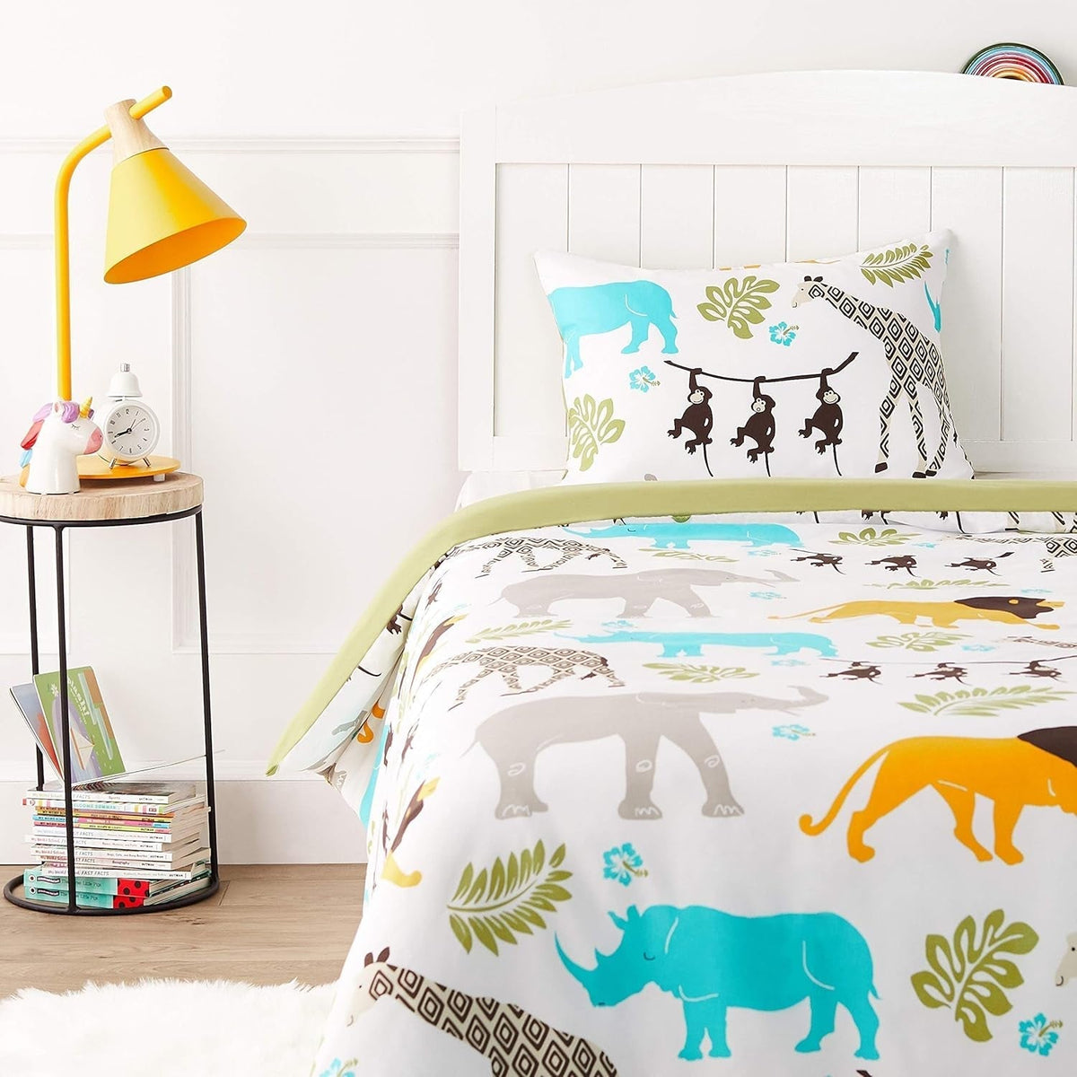 Sengetøjssæt mikrofiber Amazon BASONS BASON Naty Shop Tierdruck 100 X 135 Cm 1 Kissenbezug 40 X 60 Cm