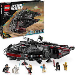 LEGO Star Wars Dark Millennium Falcon, Rumskibssæt, Byggelegetøj til børn, Fødselsdagsgave til drenge, piger og fans, Eventyrlegetøj 75389 Byggesæt Besuche den LEGO-Store Standardtitel