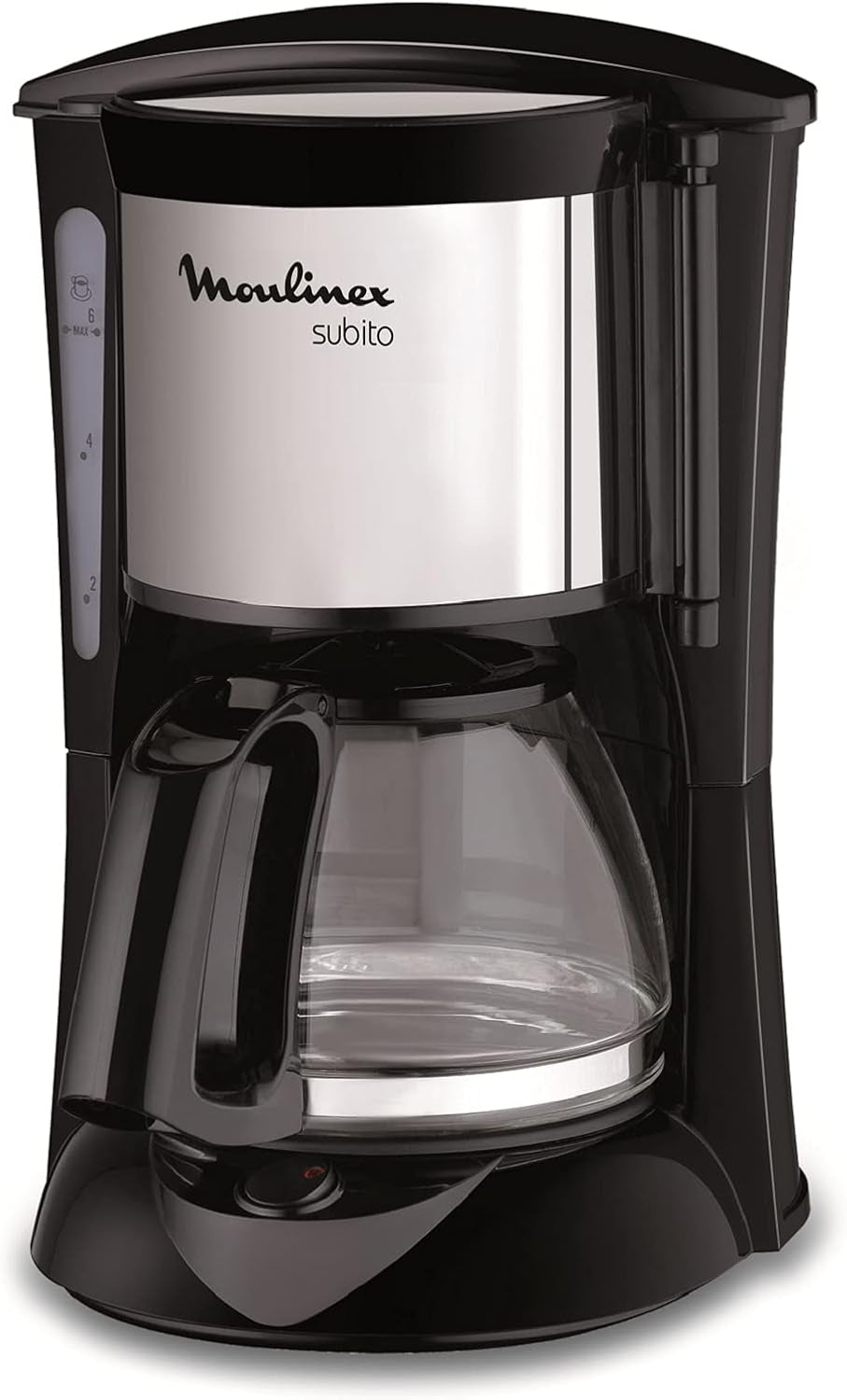 FG150813 Cafetieră Subito, 6 cești, Negru/Oțel inoxidabil
