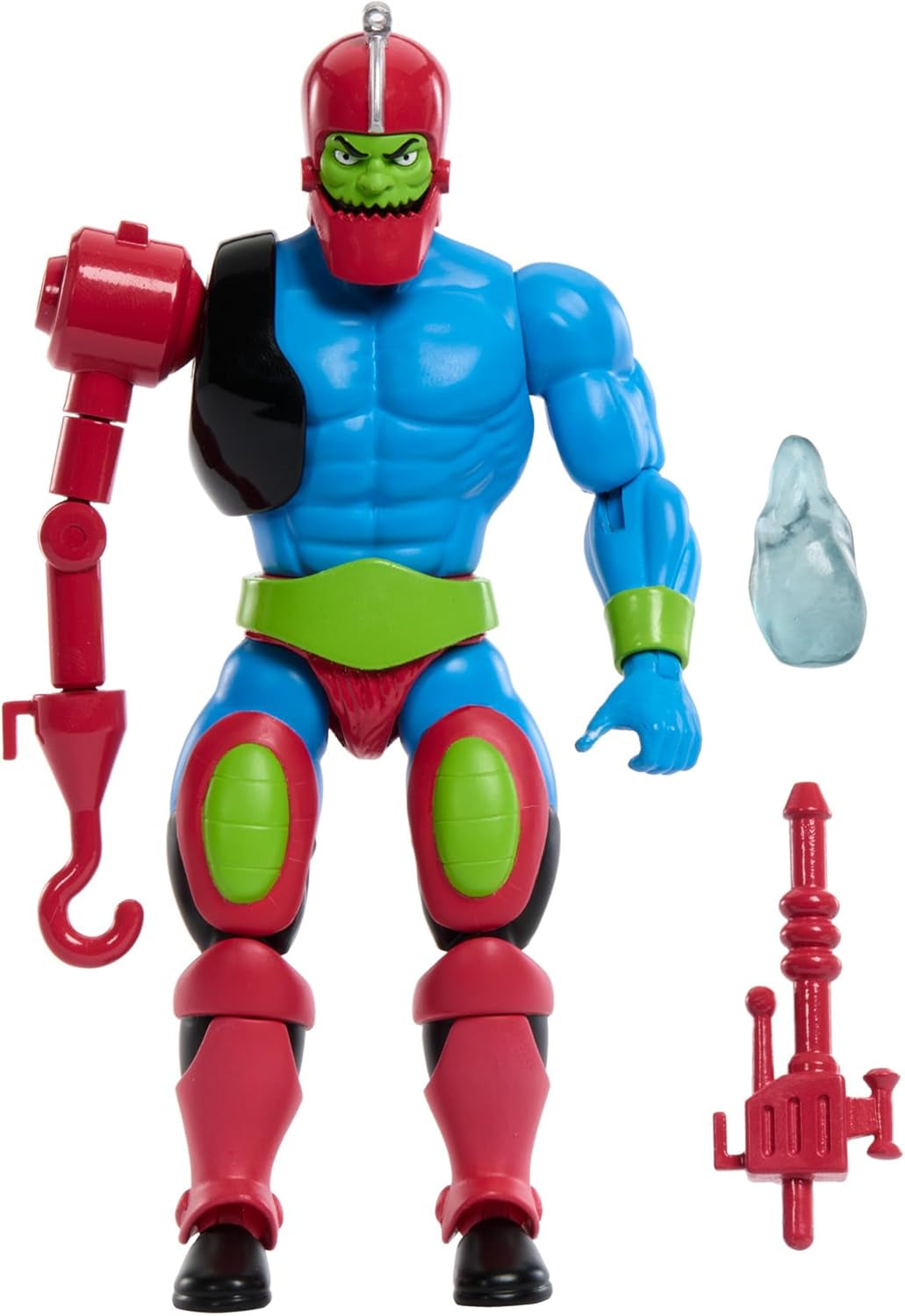Masters of the Universe Origins figurină de acțiune Trap Jaw figurină de colecție, Aprox. 14 cm mare jucărie populară MOTU Villain cu 16 articulații mobile și accesorii, HYD41, [Multicolor] Action figures Naty Shop Titlu implicit