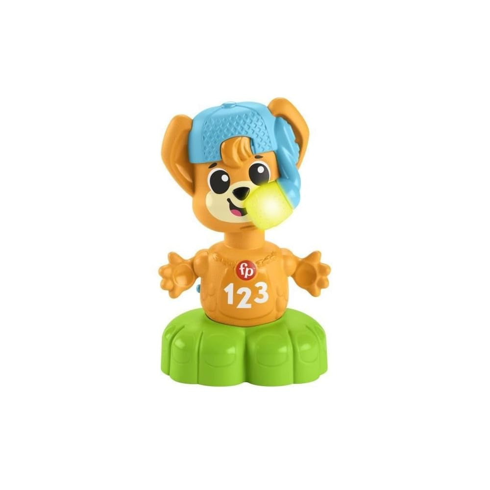 Fisher-Price Sync Squad fox counter toy, jucărie pentru bebeluși și copii mici cu muzică și lumini interactive, de la 9 luni, versiunea franceză, HYK94 Jucarii Bebe Naty Shop Titlu implicit