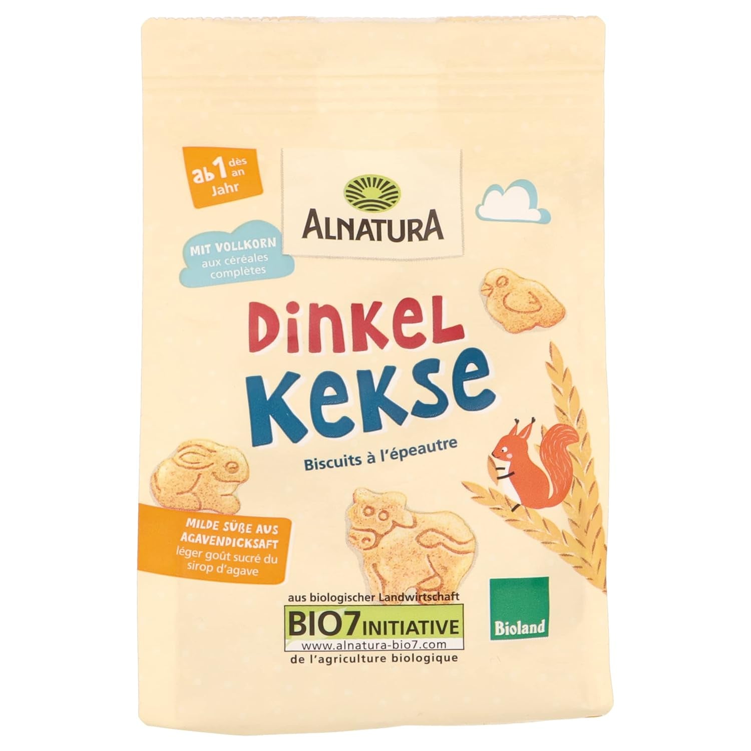 Bio Dinkel Kekse, 125 g