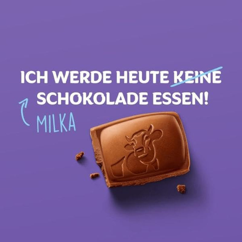 Milka Naps Alpine Milk – Mini chokolade firkanter fra delikat alpin mælkechokolade – 1 x 1,7 kg
