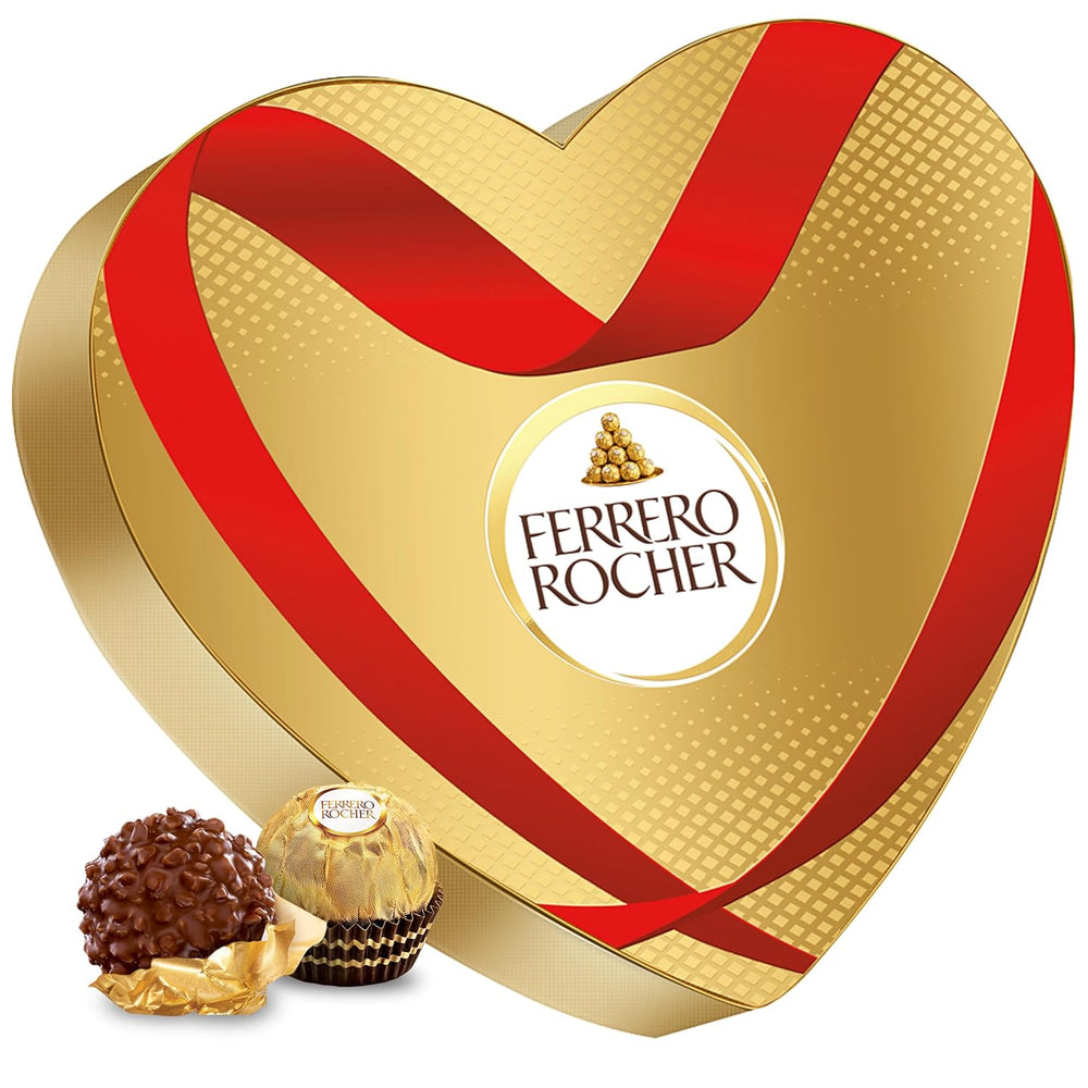 Ferrero Mon Chéri Heart - Valentinsdag Chokoladegave til ham og hende - Sprød chokolade, frugtagtig likør og kirsebær med smag - Til Valentinsdag, Mors Dag og påske - 1 pakke 147g