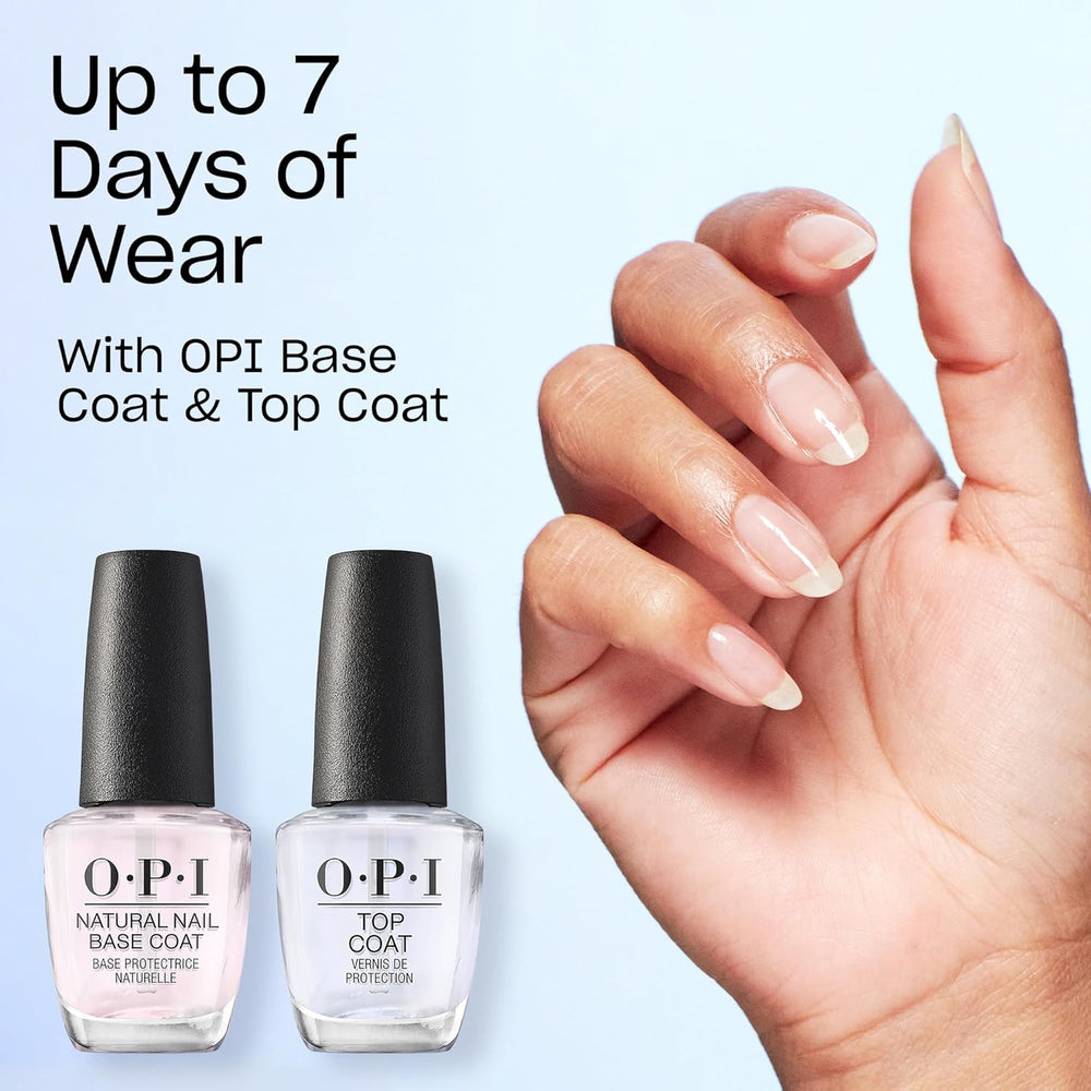 OPI Nail Lacquer Pink Shades - Hurtigttørrende, skårbestandig og langtidsholdbar neglelak - holder op til 7 dage - med ekstra bred ProWide børste