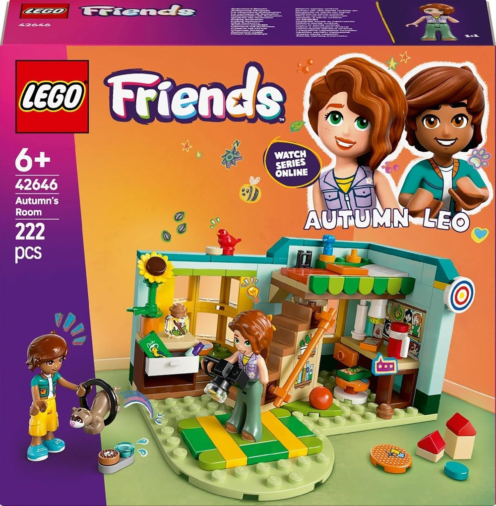 LEGO Friends Autumn's Room Bygge- og legesæt til kreativt rollespil, sæt til piger fra 6 år med 2 minifigurer og en ilderfigur, pædagogisk legetøj 42646 Byggesæt Besuche den LEGO-Store