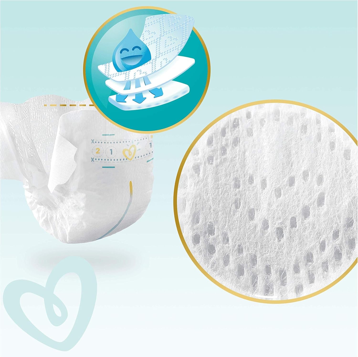 Pampers Premium Protection Pounds, størrelse: 0