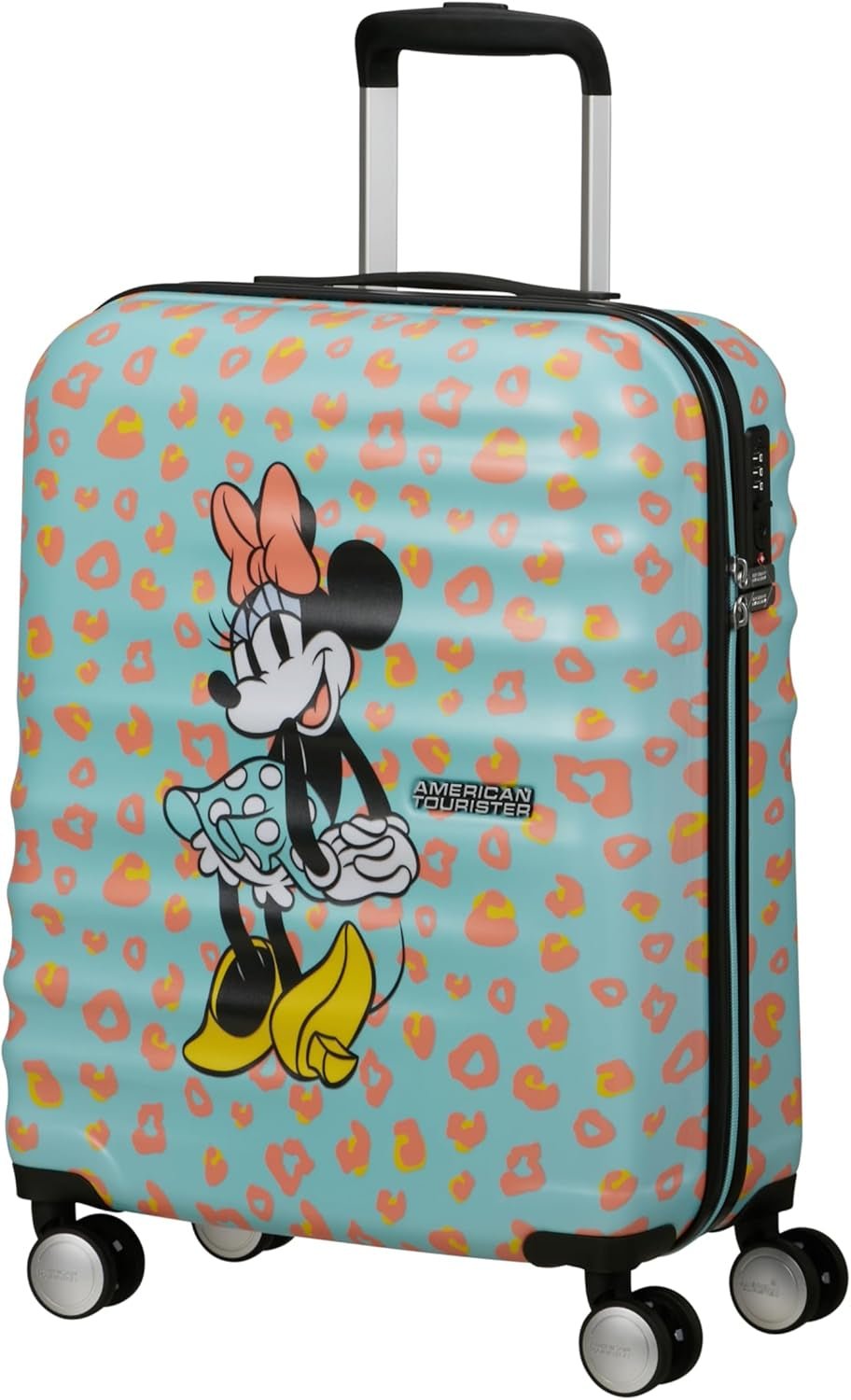 American Tourister Wavebreaker Disney - Spinner S, bagaje pentru copii, 55 cm, 36 L, multicolor (Donald Blue Kiss) - Naty Shop