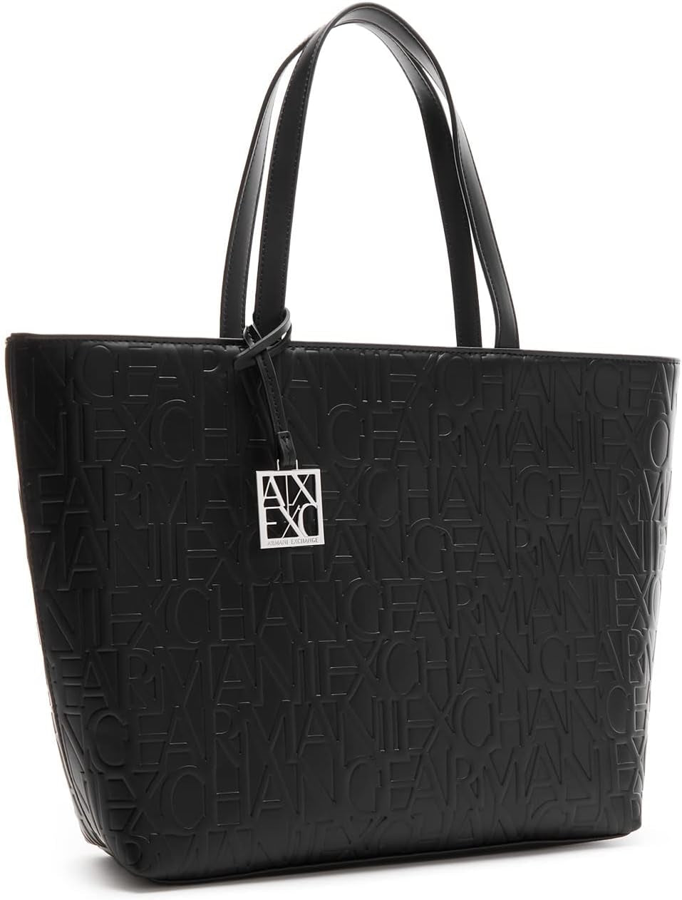 Armani Exchange Women's Liz - Open Medium Shopping handbag, Negru (Nero Black), 28x11x40 cm (L x A D) EU Genti Femei Naty Shop