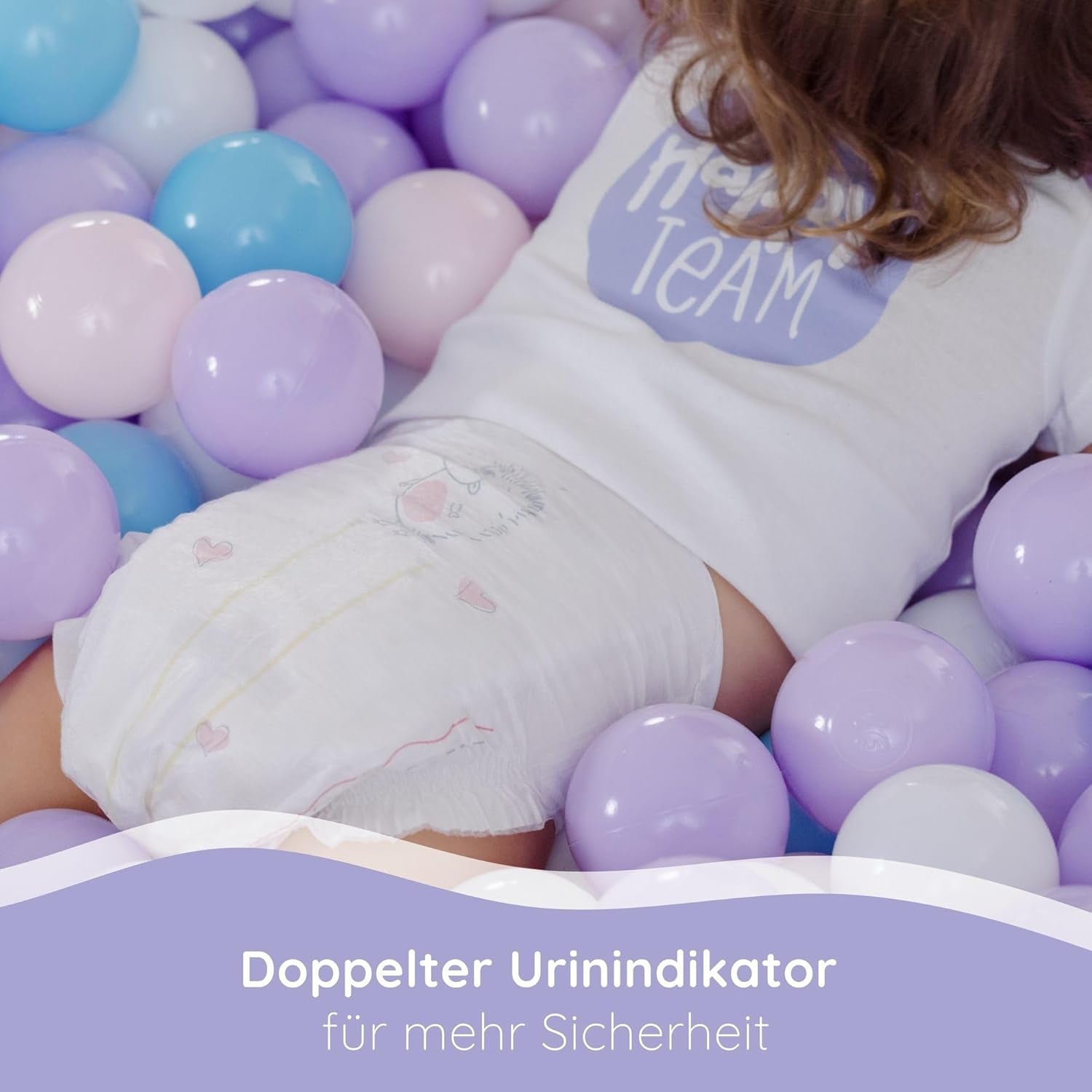 Bella Baby Happy Premium bleer, str. 6, Junior Extra, 15+ kg, 96 styk, DERMATEST og OEKO-TEX Seal, engangs babybleer