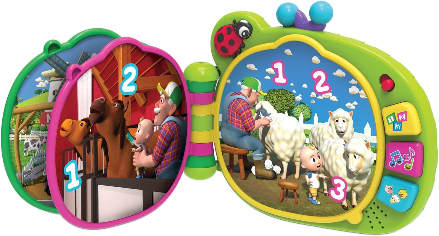 CoComelon , carte de învățare J.J, funcții de învățare și electronice, jucărie pentru copii de la 18 luni, CCM10 (versiune franceză) Jucarii Bebe Naty Shop