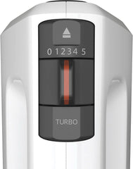 Krups GN4001 3 Mix 4000 Håndmixer | 450 watt | Robust design | Variabel hastighedsregulator | Turbo-Und Auswurf-Funktion | Inkl. 2 Rührbesen Und 2 Knethaken | Weiß/Grau Kitchen Naty Shop