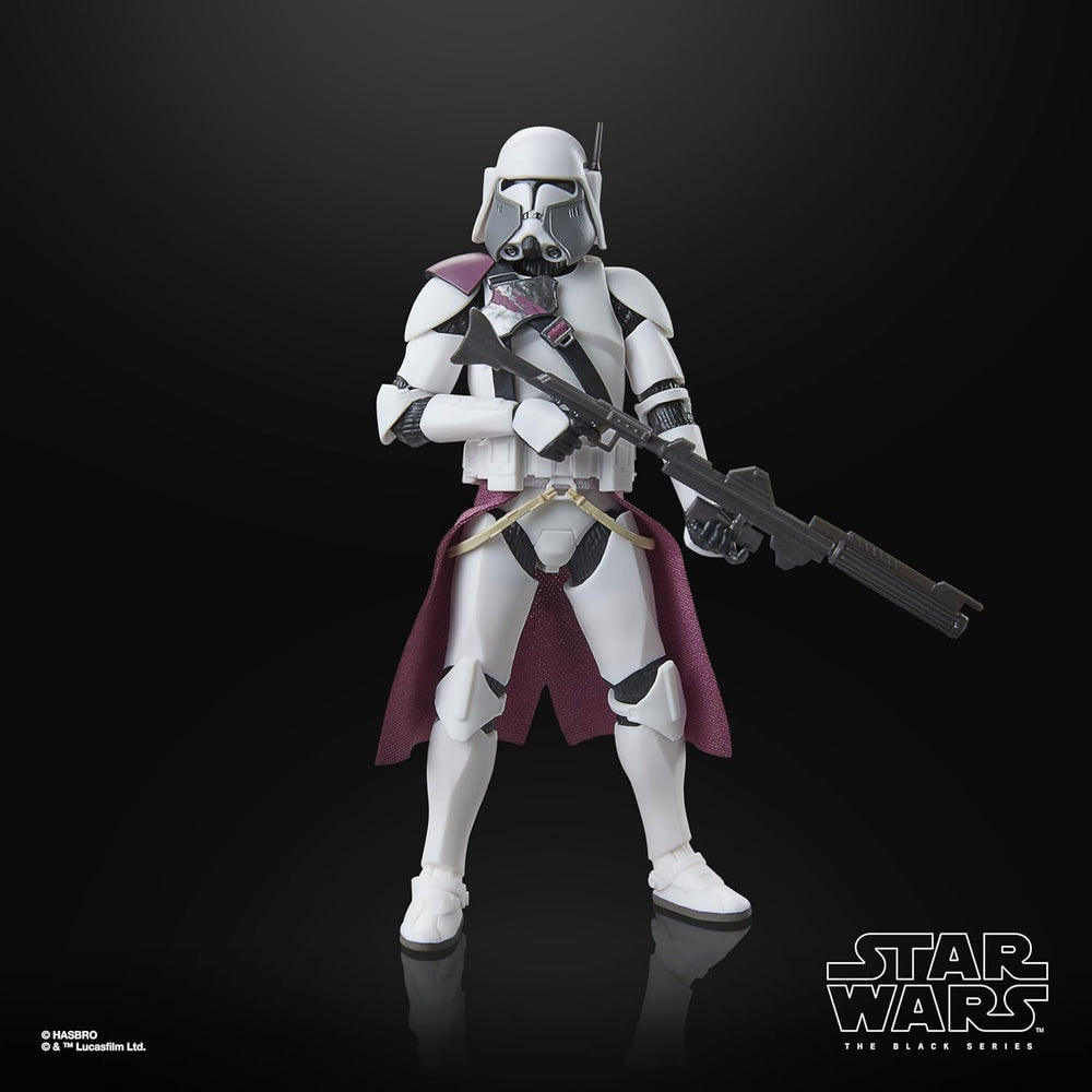 Star Wars Black Series Clone Commander Bacara, Star Wars: Ahsoka Premium samlerfigur (15 cm) Actionfigurer Naty Shop