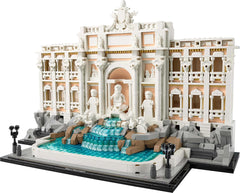 LEGO Architecture Trevi Fountain - Model af et vartegn i Rom med minifigurer skulpturer - samling til kontor og stue - gave til voksne og arkitekturelskere 21062 Byggesæt Besuche den LEGO-Store