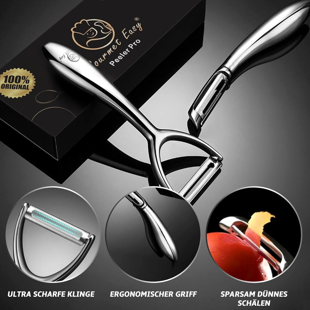 Premium frugt- og grøntskræller i rustfrit stål Naty Shop-skræller