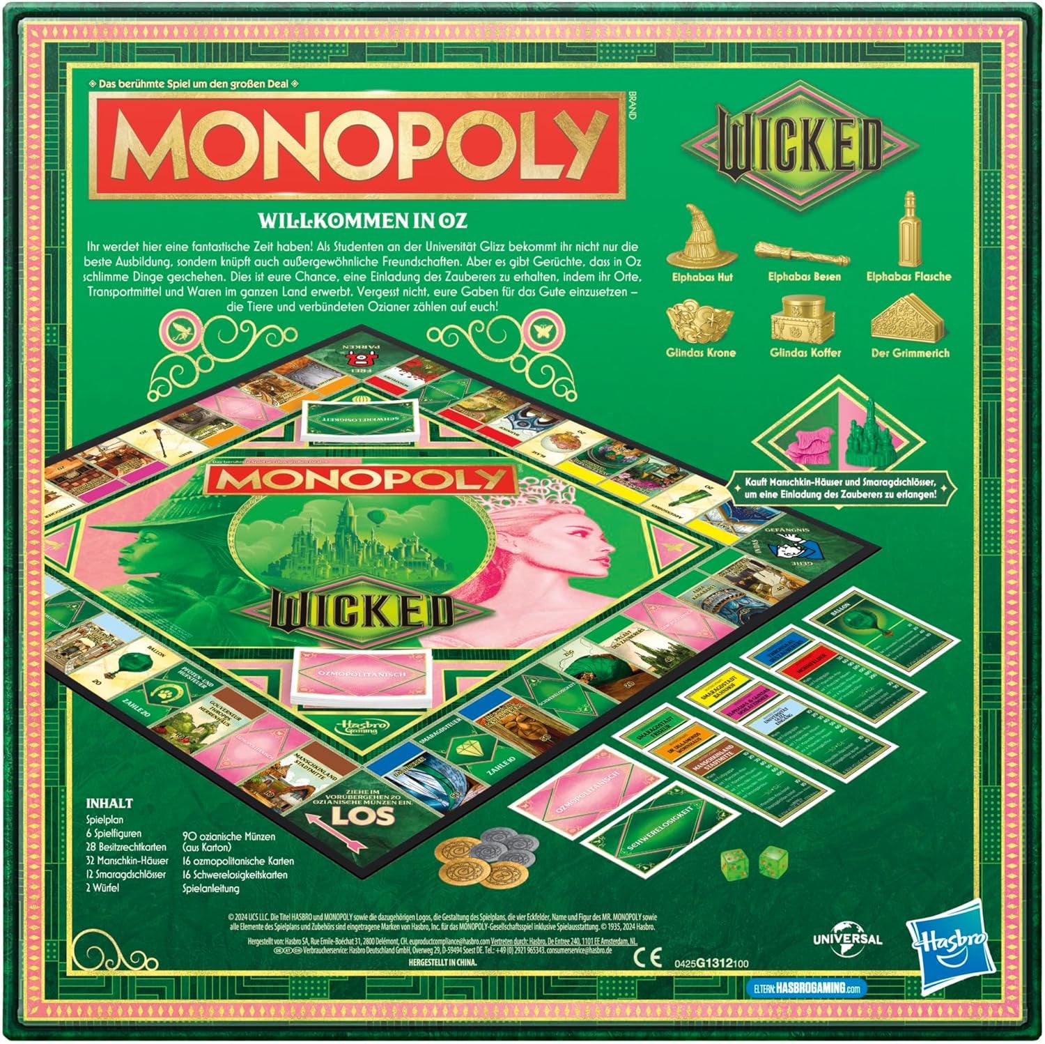 Wicked Edition brætspil - tysk version