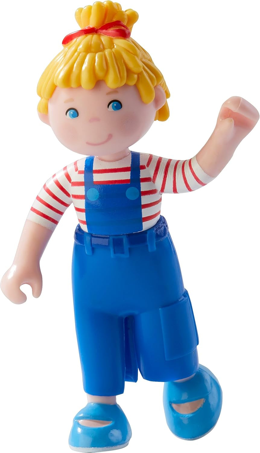 HABA 303672 - Little Friends - Conni | Sød minidukke fra 3 år | Slidstærk foldedukke i plast for langvarig legetid | Gave til alle fans af Conni Papusi Naty Shop Standard titel