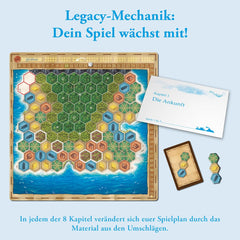 Kosmos 682224 My Island Legacy Game 8 Chapters Brætspil for 2-4 spillere i alderen 10+ Baseret på hittet My City (nomineret til årets spil 2021)