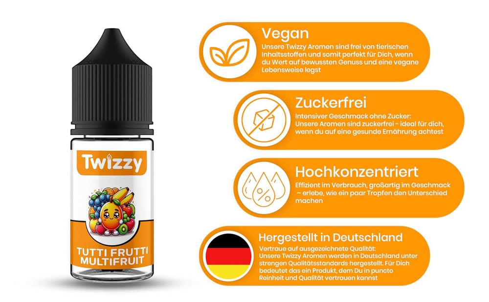 Twizzy Koncentreret Tutti Frutti Aroma, 30 ml Aromas Naty Shop