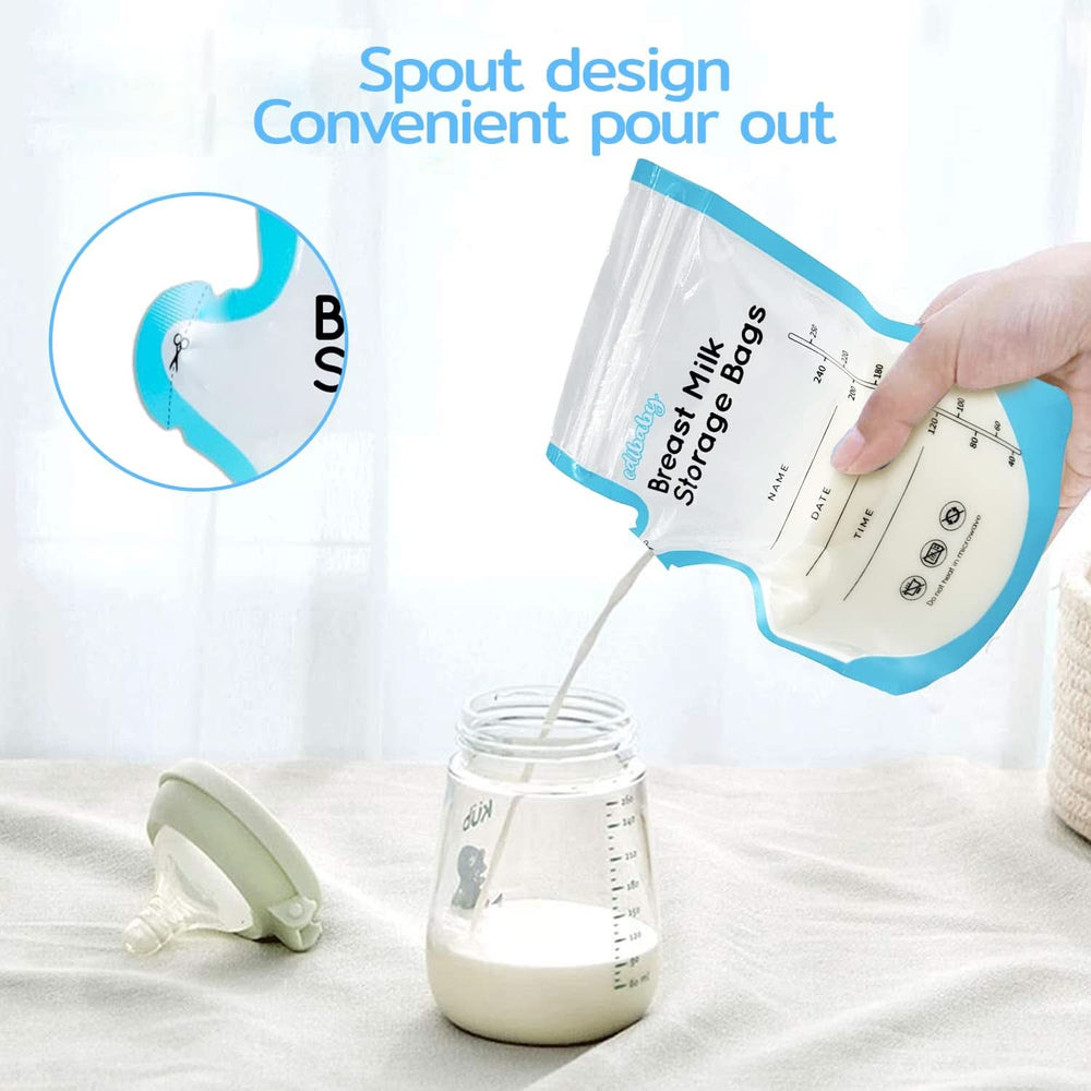 Edibaby, Tasker til modermælk, 100 stk., Steriliseret, uden BPA Tilbehør Mad og Amning Bebe Naty Shop