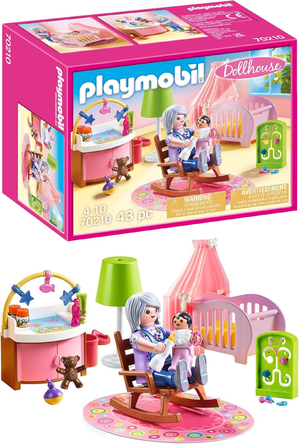 PLAYMOBIL dukkehus 70209 Ungdomsværelse med pigefigur og tilbehør, fra 4 år Dukkehuse Naty Shop Børneværelse