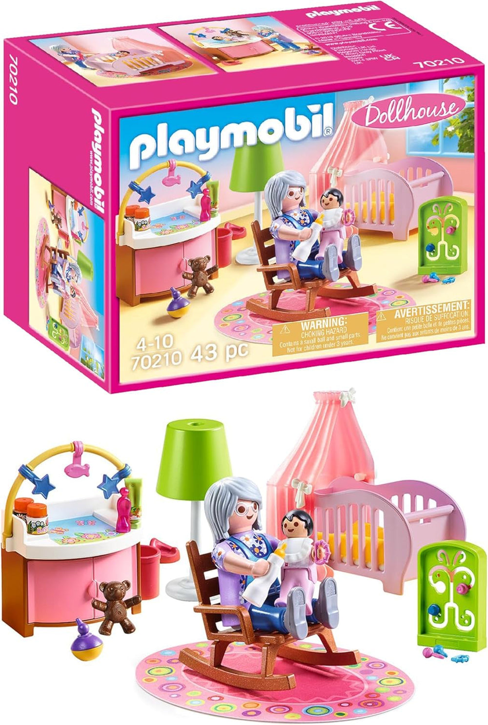 PLAYMOBIL dukkehus 70209 Ungdomsværelse med pigefigur og tilbehør, fra 4 år Dukkehuse Naty Shop Børneværelse