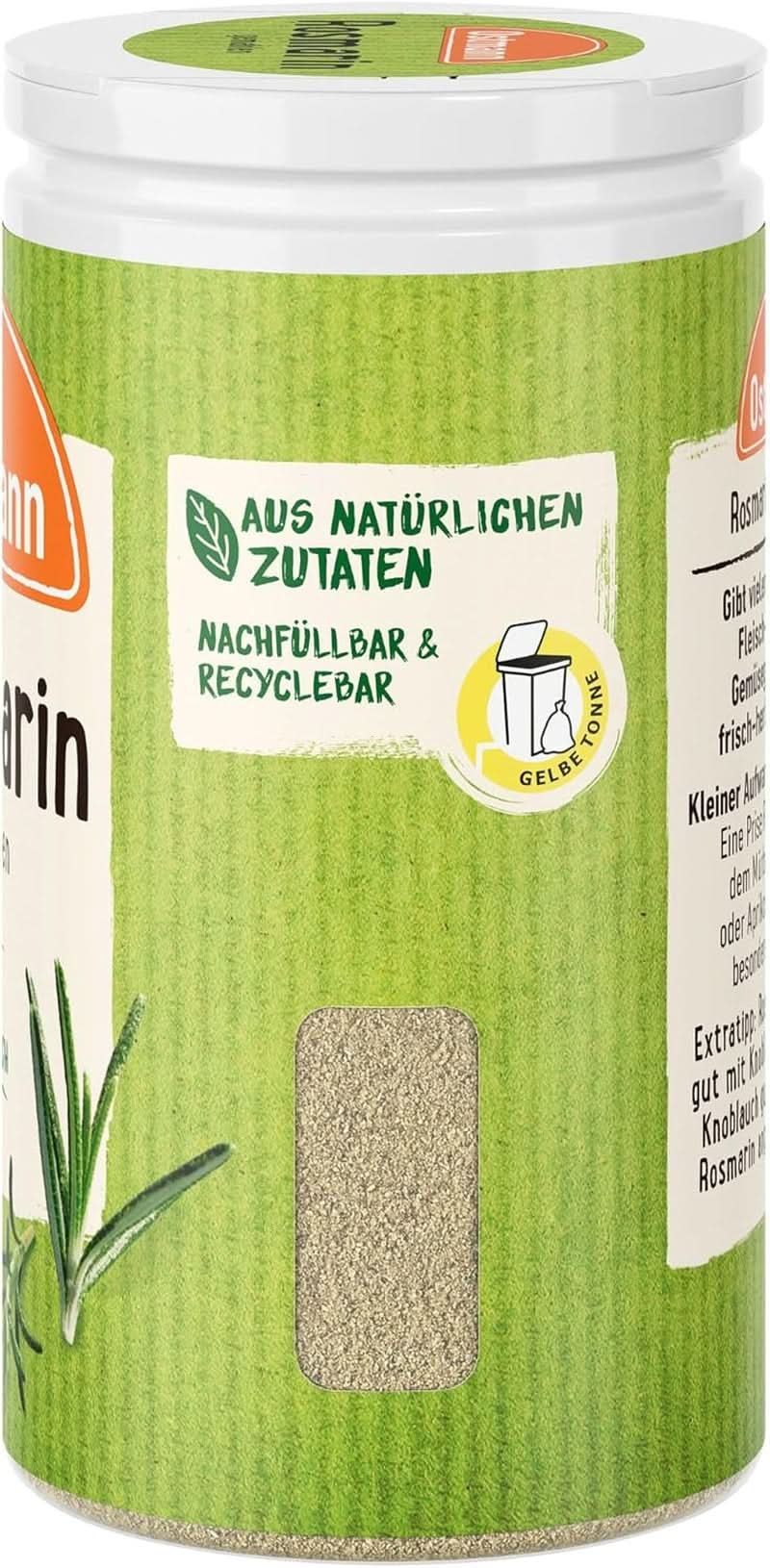 Ostmann - Kværnet rosmarin, 20 gram Condimente Naty Shop