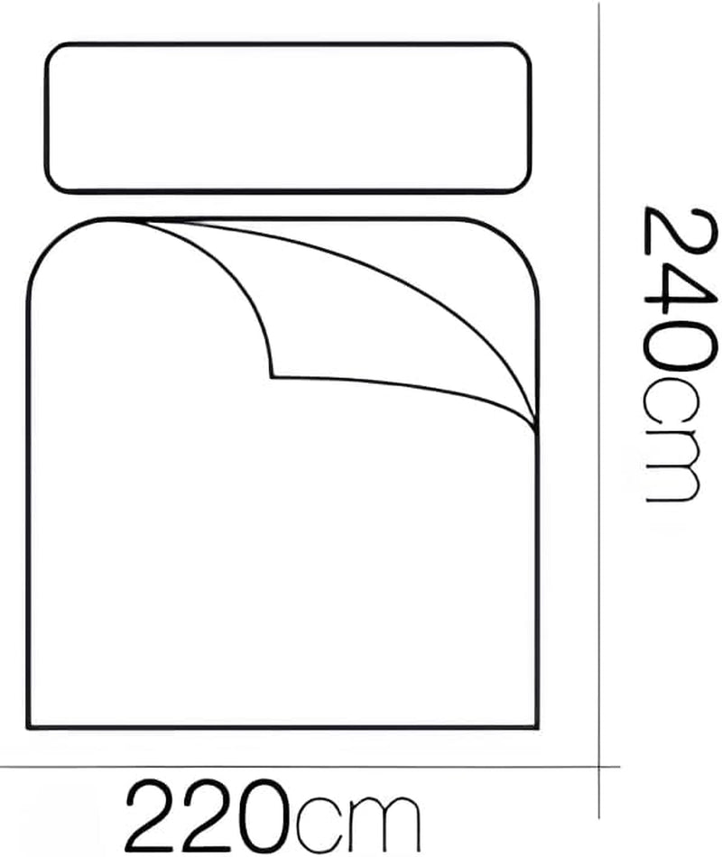 FORNOR 14838 Quilt, genbrugsfiber, 220 X 24 Cm Dyner og dyner Naty Shop