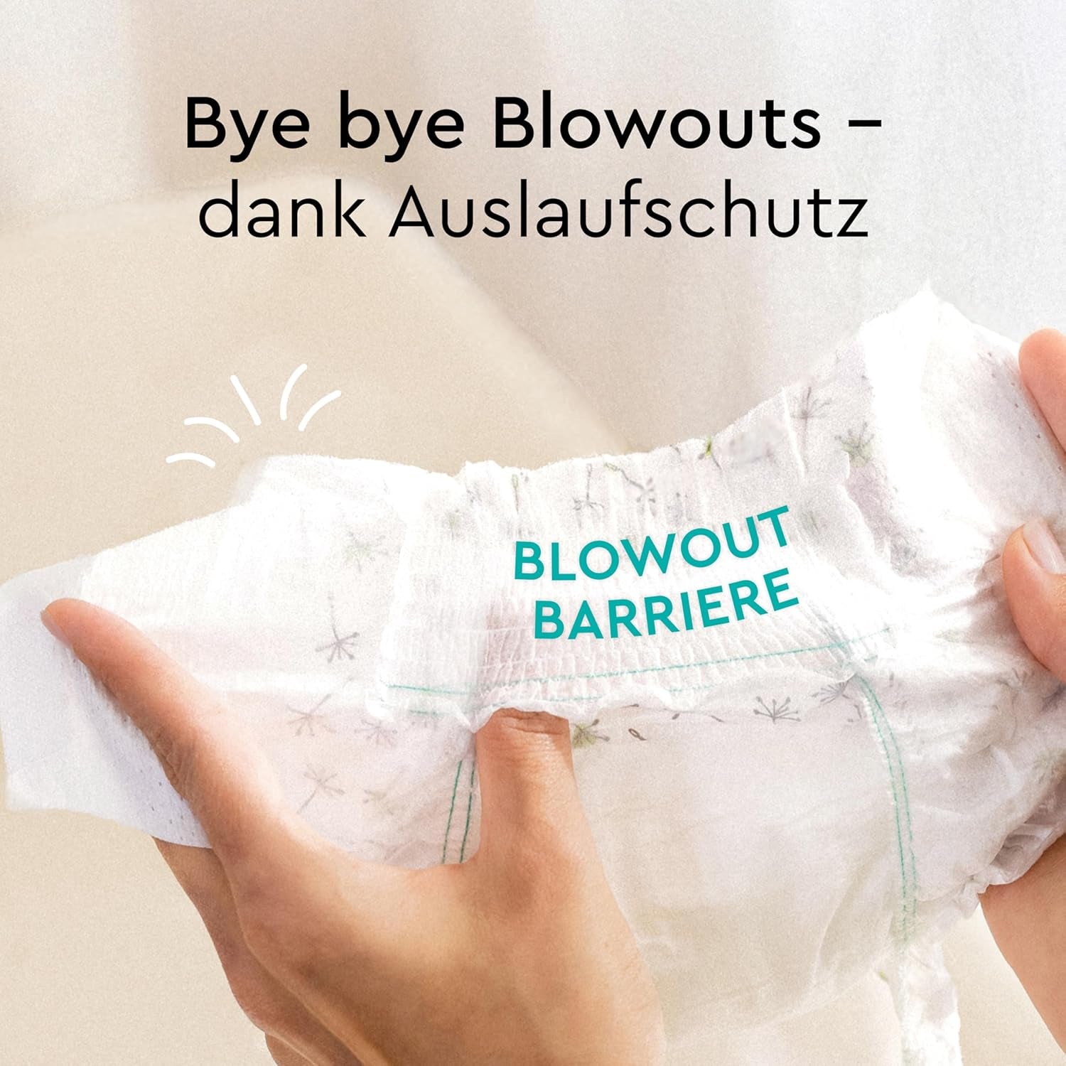 LILLYDOO Babybleer Hudvenlig - Størrelse 3 (6-10 kg), 29 stykker, pålidelig lækagebeskyttelse, blød, parfumefri og lotionfri til følsom hud, dermatologisk testet