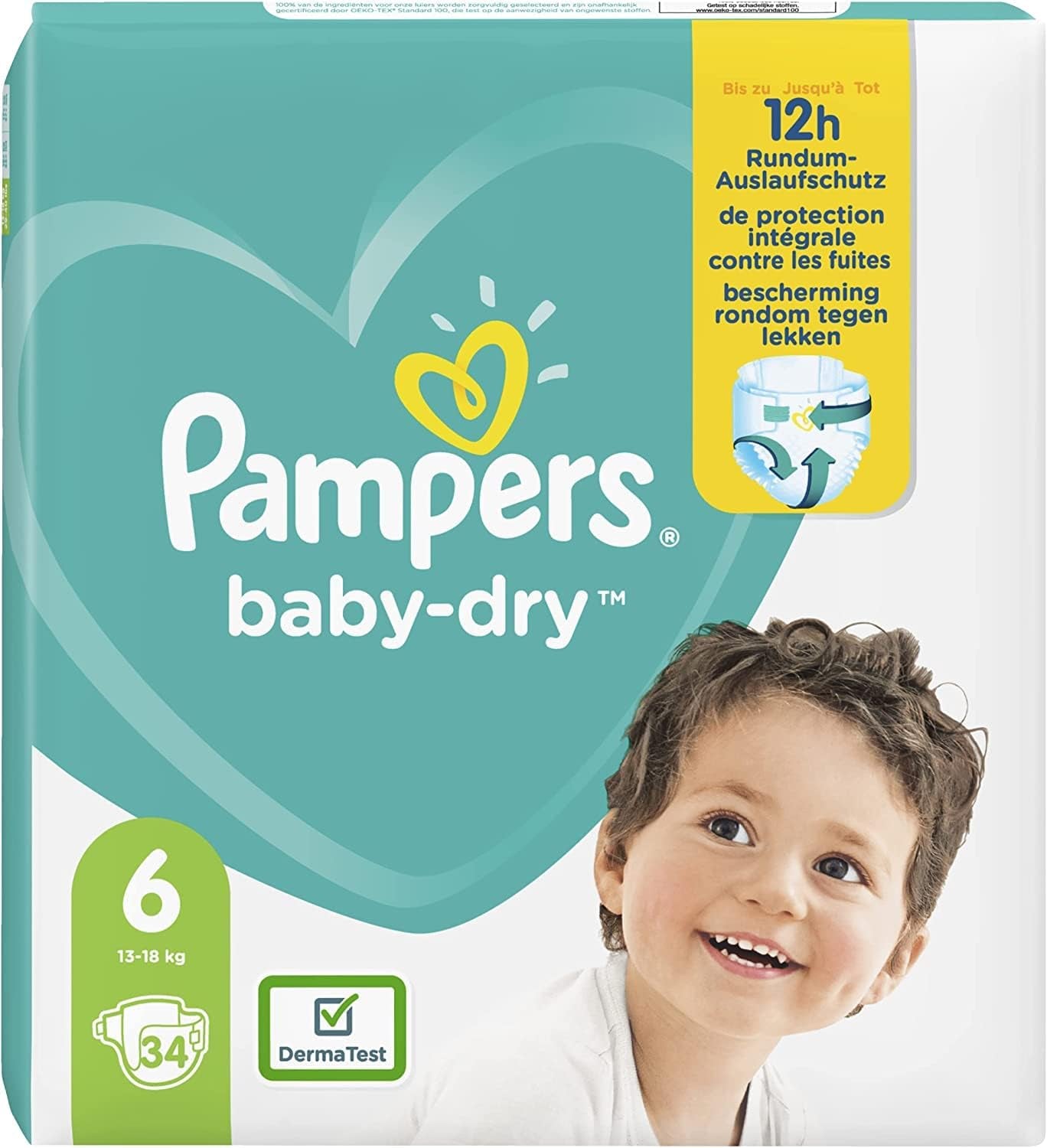 Bleer Pampers 81657566 Baby-Dry Bukser, hvide