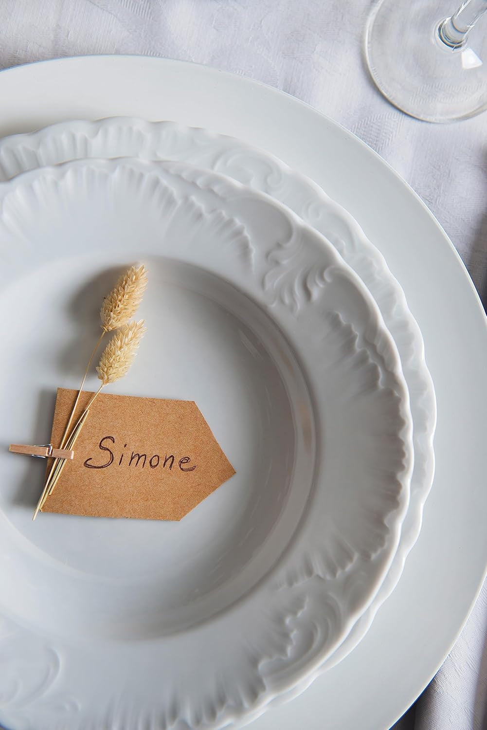 Excelsa Geschirr 18Er Set Weiß Naty Shop