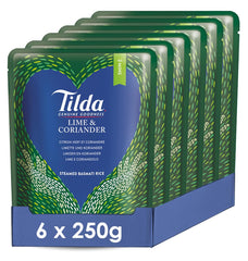 Tilda Lime og Koriander 6x 250g