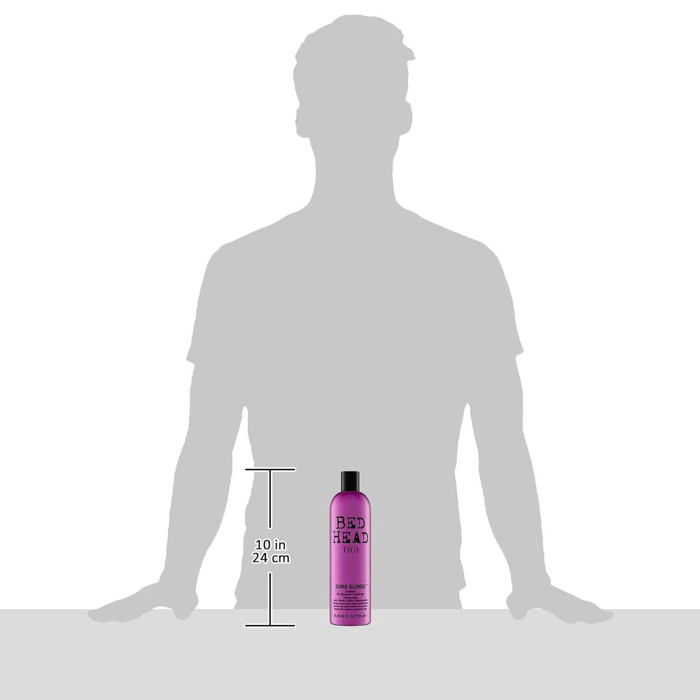 Sengehoved fra TIGI Dumb Blonde, shampoo til kemisk behandlet hår, 750 ml brusebad og bad Naty Shop