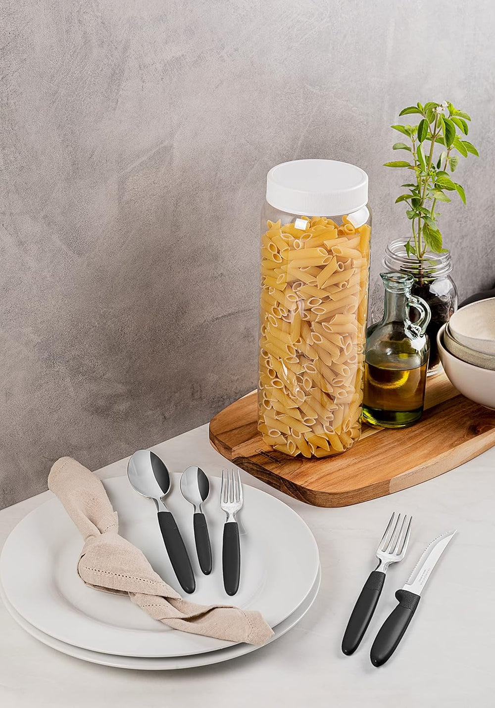 Tramontina Ipanema bestiksæt til 6 personer, sæt med 30 dele, rustfrit stål Kitchen Naty Shop