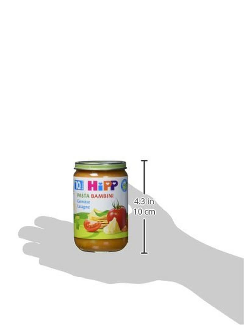 Hipp Pasta Bambini - Lasagne med grøntsager, pakke med 6 (6 X 220 g) Mor og barn Naty Shop