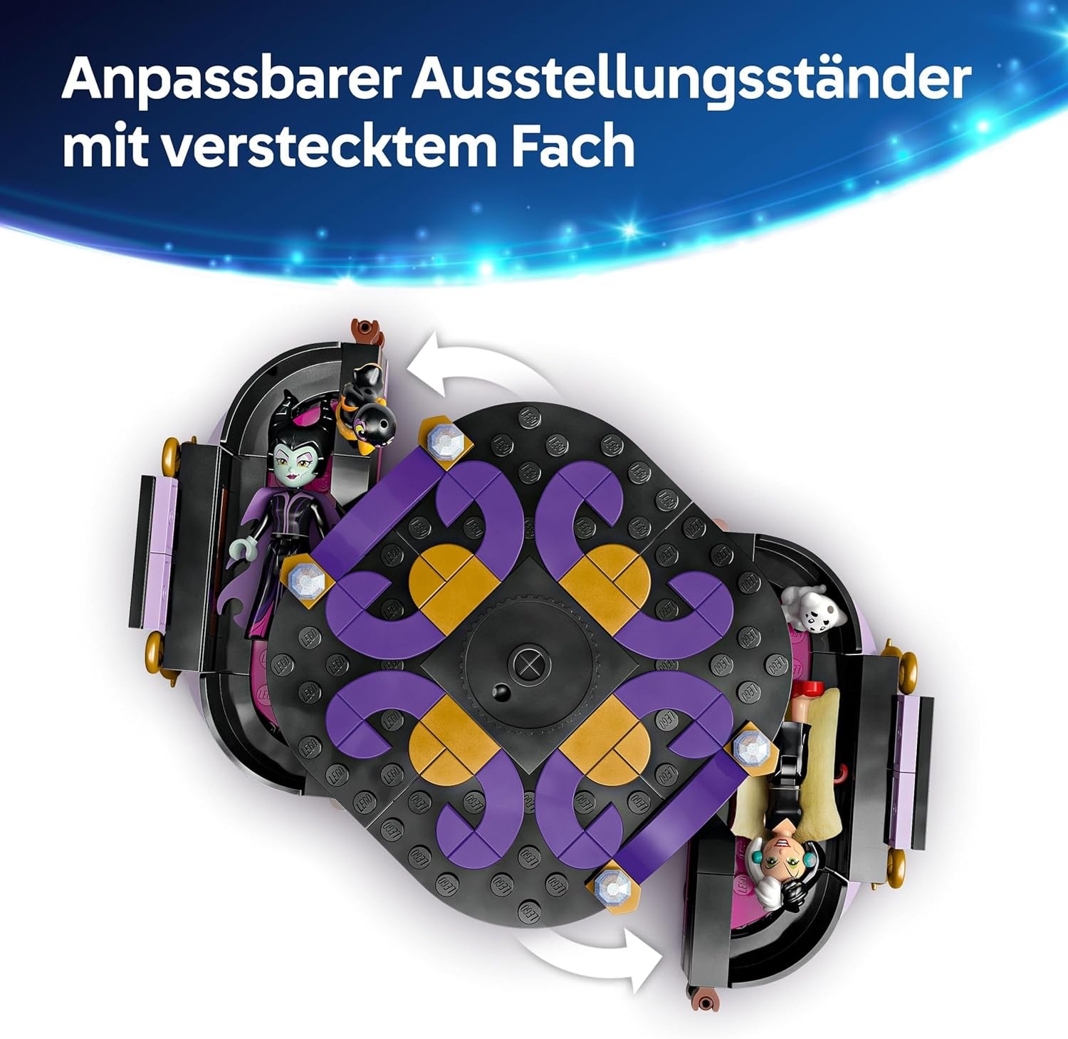 LEGO Ç€ Disney Villains The Dresses Of Maleficent And Cruella De Vil - Legetøj til drenge og piger fra 9 år - Inkl. 2 minidukker og 2 dyrefigurer - Fødselsdagsgave til fans 43262 byggesæt Besuche den LEGO-Store