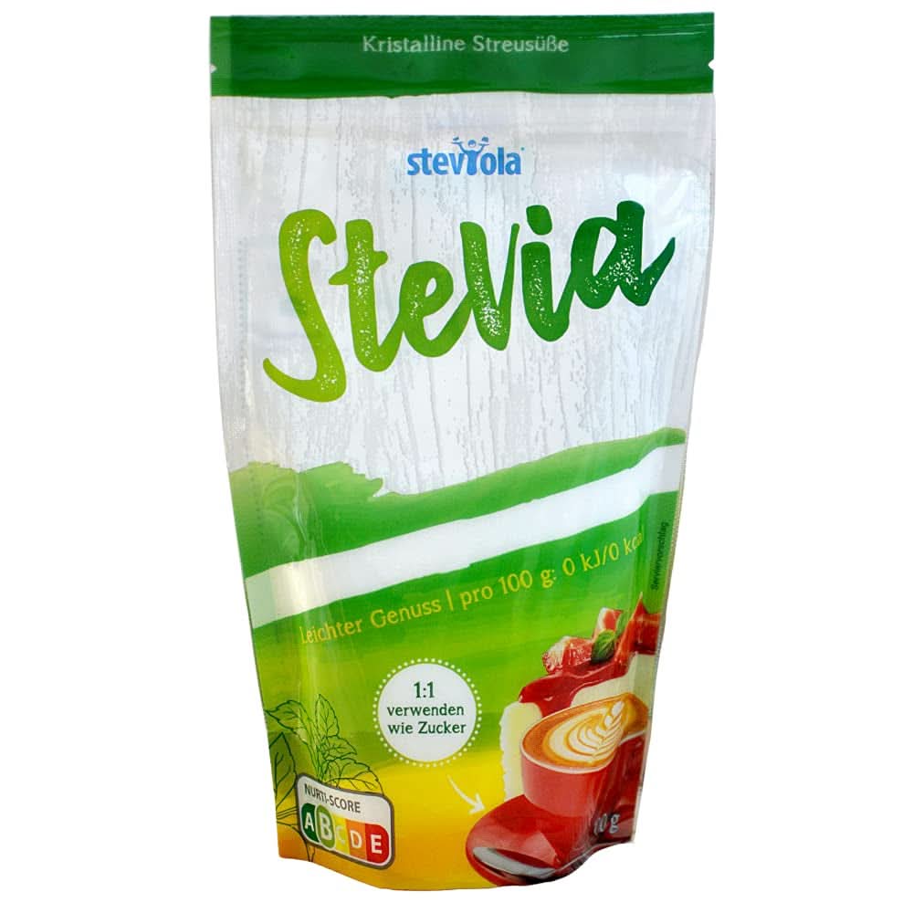 Steviola | Stevia sødemiddel | Kaloriefrit sødemiddel, 300 gram Sødestoffer Naty Shop Stevia sødemiddel, 300 gram