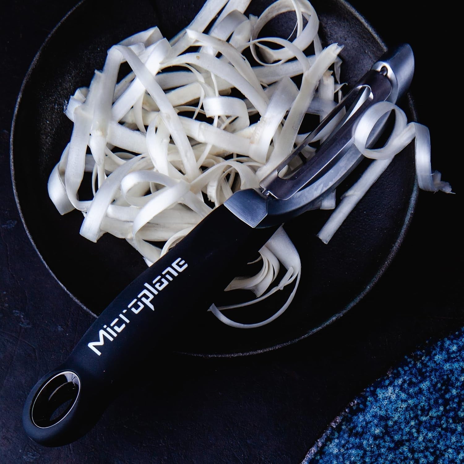 Naty Shop Microplane professionel dobbeltbladet rustfrit stål Ambidextrous skræller