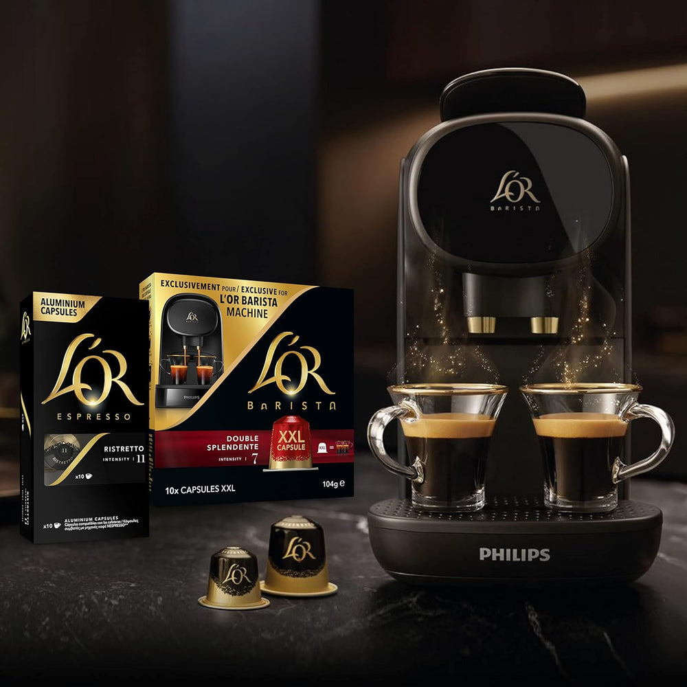 L'OR Espresso Koffiecups Lungo Profondo (200 Lungo Koffie Capsules, Geschikt voor Nespresso* Koffiemachines, Intensiteit 08/12, 100% Arabica Koffie, UTZ Gecertificeerd), 10 x 20 Cups