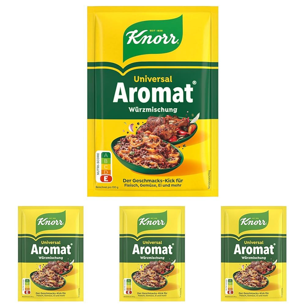 Knorr Würzmittel Nachfüllpackung Aromat Gewürzmischung zum Verfeinern von Speisen für hurtige Gerichte 100 g 1 Stück