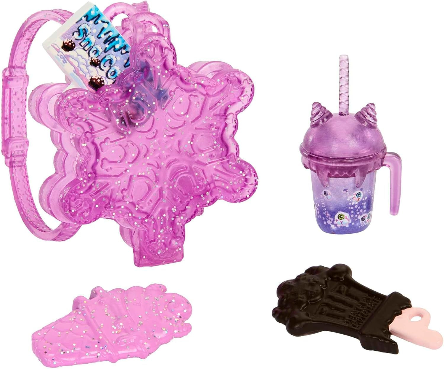 Monster High Abbey Bominable Yeti cu animal de companie Mammoth și accesorii - Aspect înfricoșător de fulg de zăpadă pentru copii cu vârsta de 4 ani și peste, HNF64